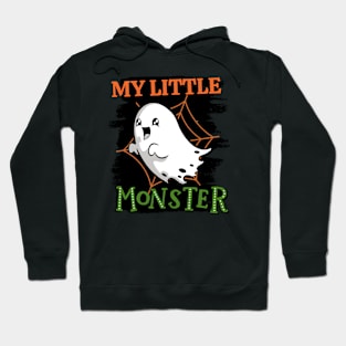 My Little Monster Funny cute Scary ghost Halloween cute scary little ghost Hoodie